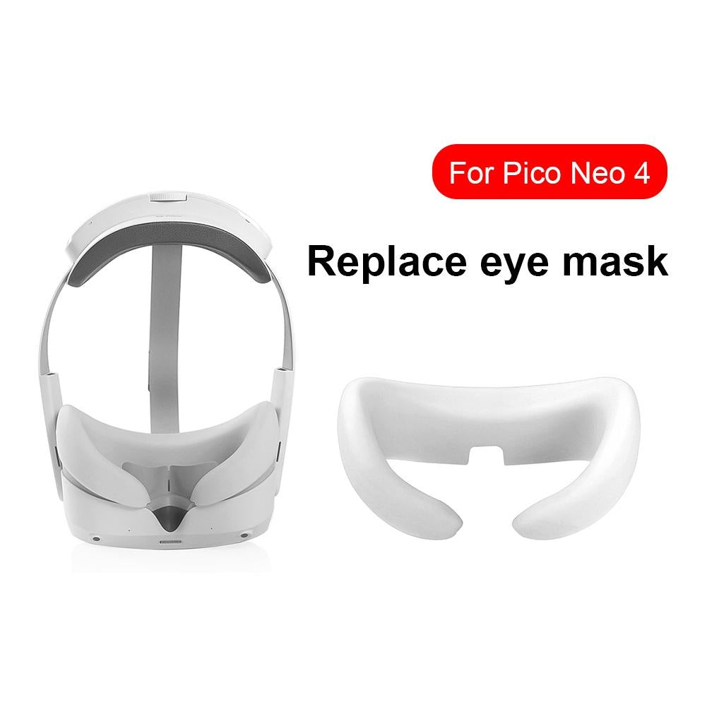 Comfortable Silicone Vr Eye Mask for Pico Neo 4 - White