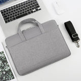 Waterproof Oxford Cloth Laptop Handbag - Fits 13.3 Inch - P310 - Navy Blue - Top-Down View
