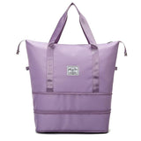 Waterproof Fitness Bag - Large Size - Black - Front View