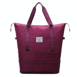 Waterproof Fitness Bag - Large Size - Black - Low Angle