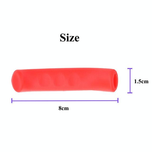 Non-slip Silicone Handbrake Covers for Xiaomi Mijia M365 Electric Scooter 2 Pcs - Black
