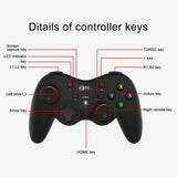 Pro Wireless Gamepad for Nintendo Switch - Tooth Design - Black (Neutral) - Close-Up Angle