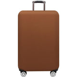 Stretch Luggage Dust-proof Cover - Durable & Protective - Size s - Coffee - Close-Up Angle