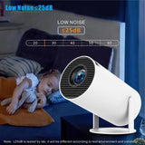 Smart Portable Projector With Android 11.0 System - 120 Lumen - Top-Down View