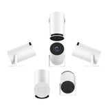 Smart Portable Projector With Android 11.0 System - 120 Lumen - Rear View