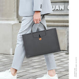 Portable Laptop Inner Bag with Elastic Thread Button - Dark Gray - Extra Image