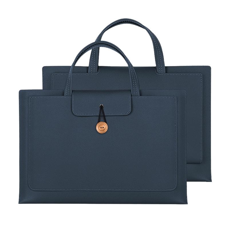 Portable Laptop Inner Bag with Elastic Thread Button - Dark Gray