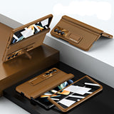For Samsung Galaxy Z Fold4 5G Foldable Full Body Case - 360 Degree Folding - Black - Extra Image