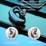 Business Bluetooth Earphones - Left / Right Rotation - Grey - 45-Degree Angle