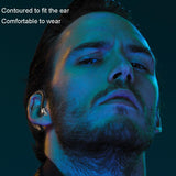 Business Bluetooth Earphones - Left / Right Rotation - Grey - Close-Up Angle
