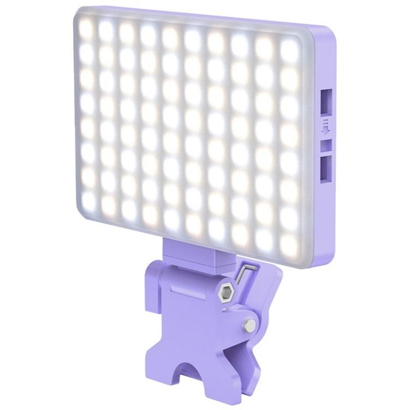 Portable Led Fill Light for Phone Laptop and Video Conferencing - White