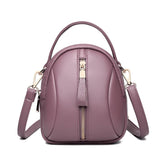 Multi Compartment Shoulder Bag For Women - Violet