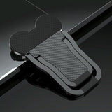 Foldable Metal Laptop Stand - Set of 2 - Silver - Side View