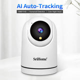1080P Hd Ai Wifi Pan-Tilt Camera - 2.0Mp - Side View