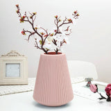 Decorative Wet and Dry Flower Vases for Creative Home Furnishings - Green - Front View