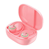 Wireless Bluetooth Earphones with Charging Bin and Digital Display - Skin Colour