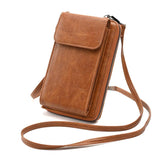 Versatile Shoulder Bag For Women - Brown - Close-Up Angle