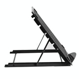 Adjustable Folding Metal Mesh Desktop Cooler - Black - Extra Image