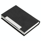 Stainless Steel Card Holder Sleek Business Accessory - Brown - Extra Image