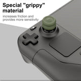 Anti-skid Joystick Cap Set for Steam Deck Console - Button Combo - Yellow - Top-Down View
