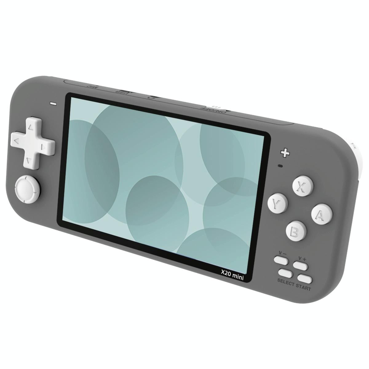 8Gb Handheld Game Console With 4.3 Screen - X20 Mini Classic Games - Grey