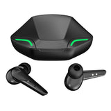 Wireless Gaming Earbuds with Bluetooth 5.0 and Led - Yellow - Side View