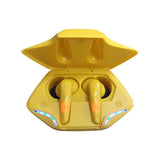 Wireless Gaming Earbuds with Bluetooth 5.0 and Led - Yellow - Extra Image