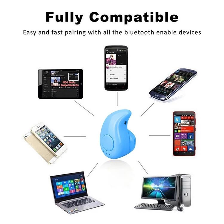 Wireless Bluetooth Earphone with Mic for Sports - S530x - Blue