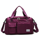 Compact Waterproof Gym Bag for Travel - Size s - Gray Pink - Extra Image