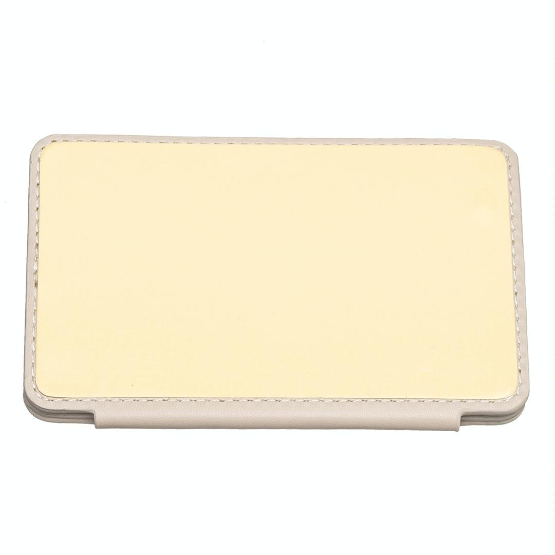 Grid Pattern Card Bag Sticker For Mobile Phones - Beige