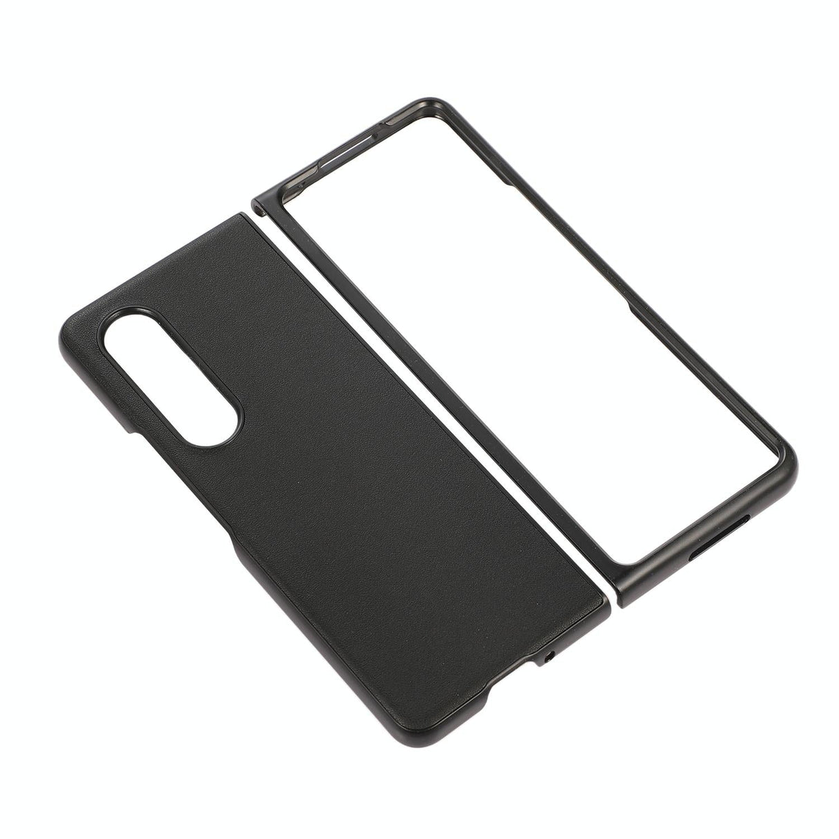 For Samsung Galaxy Z Fold4 5G Sheep Texture Leather Phone Case - Brown