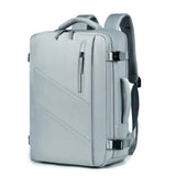 Large Capacity Simple Style Travel Backpack - Light Blue - Extra Image