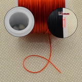 2 Pack 50M 0.5Mm Elastic Cord For Jewelry Making - Red - 45-Degree Angle