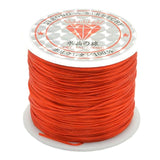 2 Pack 50M 0.5Mm Elastic Cord For Jewelry Making - Red - Close-Up Angle