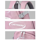 Large Splash Proof Backpack For Outings & School - Purple