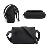 Large Capacity Waterproof Messenger Bag For Men - Army Green - Side View