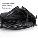 Large Capacity Waterproof Messenger Bag For Men - Army Green - Top-Down View