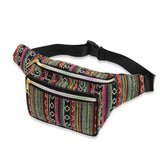Boho Ethnic Style Waist Bag 34 X 15Cm - Style-D