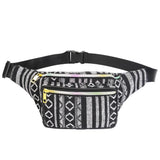 Boho Ethnic Style Waist Bag 34 X 15Cm - Style-D - Extra Image
