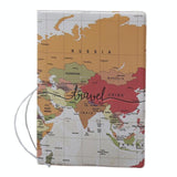 Passport Cover For Travel Abroad 3D Map Design - Tr1