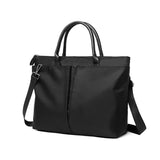 Versatile Business Briefcase Large Capacity Messenger Bag - Black+Black Pu Power Bag - Extra Image