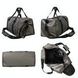 Waterproof Gym Bag - Compact and Durable - Grey - Top-Down View