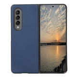 For Samsung Galaxy Z Fold4 5G Fold 4 Cross Texture Pu Leather Case - Green