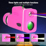 10x High List Binoculars with Infrared Light - Colourful - Magic Black - Rear View