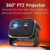Compact Smart Home Theater Projector - Portable - Android 4K Hd Version - Extra Image