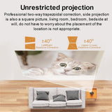Compact Smart Home Theater Projector - Portable - Android 4K Hd Version - Extra Image