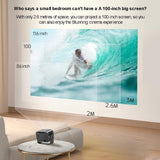 Compact Smart Home Theater Projector - Portable - Android 4K Hd Version - Extra Image