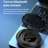 Wireless Bluetooth Earphones with Charging Case - F8 - Green Single Ear - Rear View
