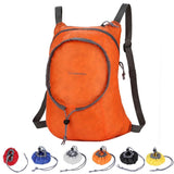 Waterproof Nylon Collapsible Backpack Lightweight Travel Bag For Women And Men - Blue