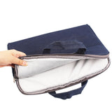 Portable 11.6 Laptop Bag - Dark Blue Handheld - 45-Degree Angle